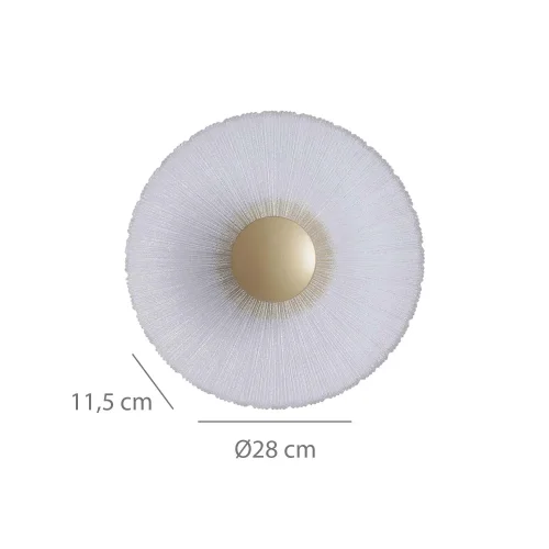 APPLIQUE LED 10W REGOLABILE ORO SORIN