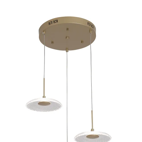 LAMPADA DA SOFFITTO LED 3 LUCI 20W REGOLABILE ORO SORIN