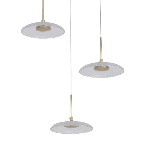 LAMPADA DA SOFFITTO LED 3 LUCI 20W REGOLABILE ORO SORIN