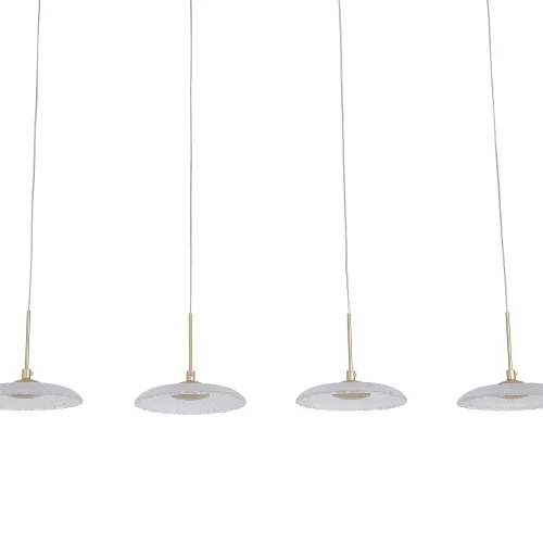 LAMPADA A SOSPENSIONE LED 4 LUCI 25W REGOLABILE ORO SORIN