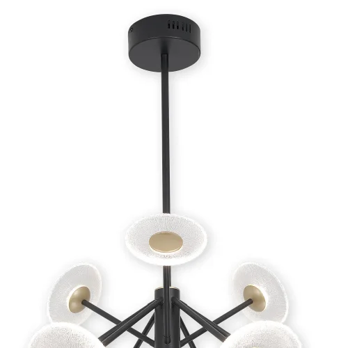 LAMPADA A SOSPENSIONE LED 9 LUCI 60W DIMMERABILE NERA SORIN