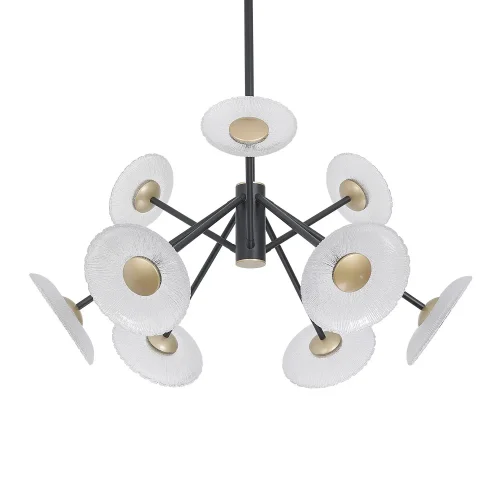LAMPADA A SOSPENSIONE LED 9 LUCI 60W DIMMERABILE NERA SORIN
