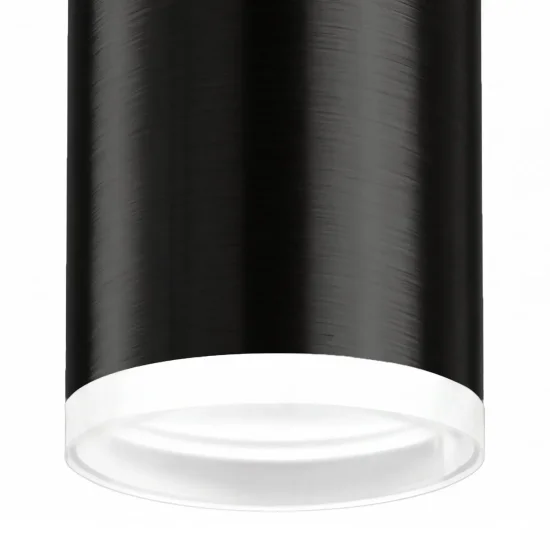 FARETTO DE SUPERFICIE NERO GU10 CILINDRO IP20 2