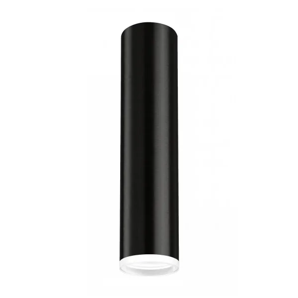 FARETTO DE SUPERFICIE NERO GU10 CILINDRO IP20