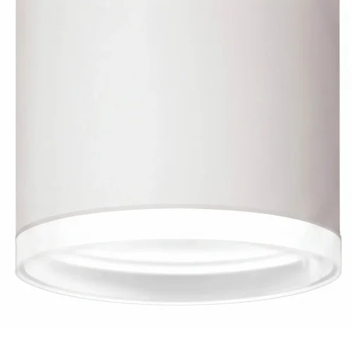 FARETTO A SUPERFICIE CILINDRICO BIANCO GU10 16,5 CM CON ANELLO