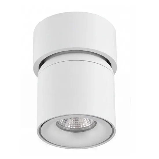 FARETTO DA SUPERFICIE ORIENTABILE Ø9,5CM BIANCO GU10 2