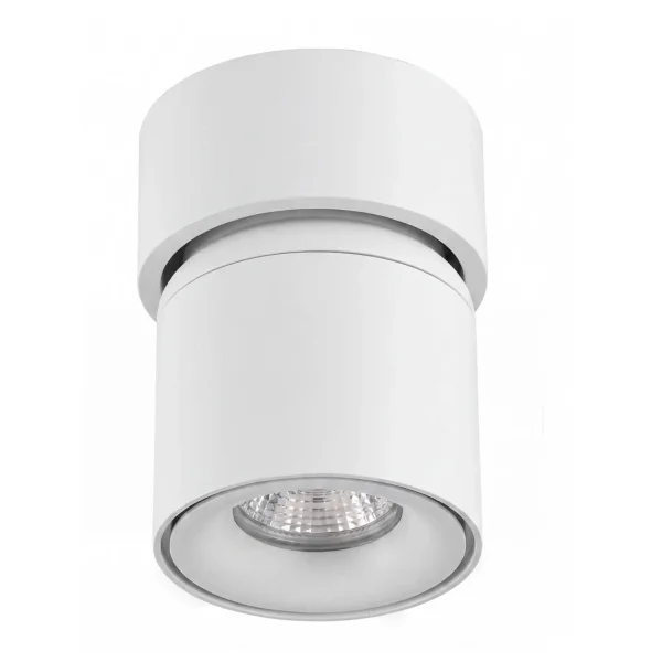 FARETTO DA SUPERFICIE ORIENTABILE Ø9,5CM BIANCO GU10