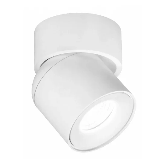 FARETTO DA SUPERFICIE ORIENTABILE Ø9,5CM BIANCO GU10