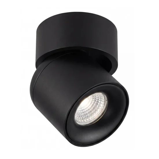 FARETTO DA SUPERFICIE ORIENTABILE Ø9,5CM NERO GU10