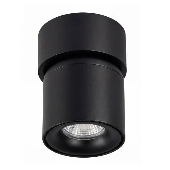 FARETTO DA SUPERFICIE ORIENTABILE Ø9,5CM NERO GU10 2