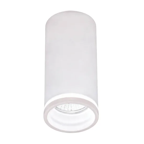 FARETTO DA SUPERFICIE CON DIFFUSORE Ø6CM GU10 BIANCO