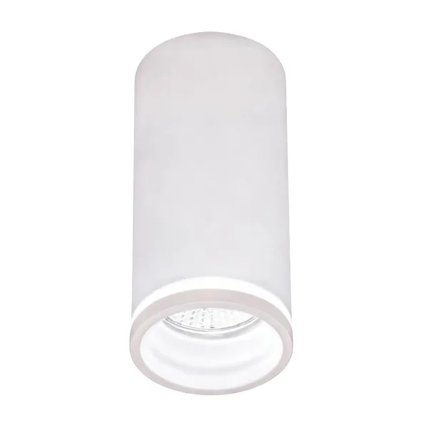 FARETTO DA SUPERFICIE CON DIFFUSORE Ø6CM GU10 BIANCO