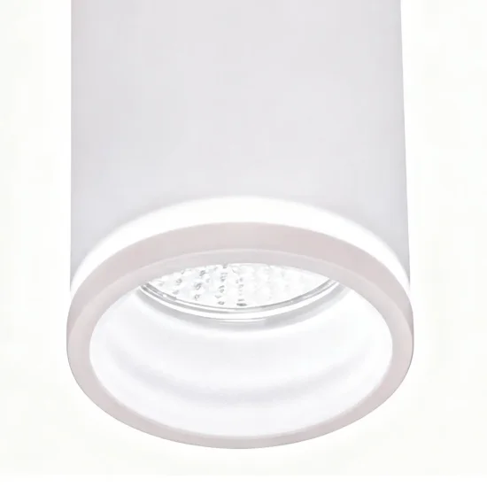 FARETTO DA SUPERFICIE CON DIFFUSORE Ø6CM GU10 BIANCO 2