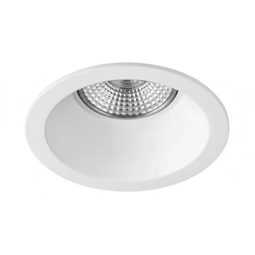 FARETTO DA INCASSO FISSO Ø9CM IN ALLUMINIO BIANCO GU10