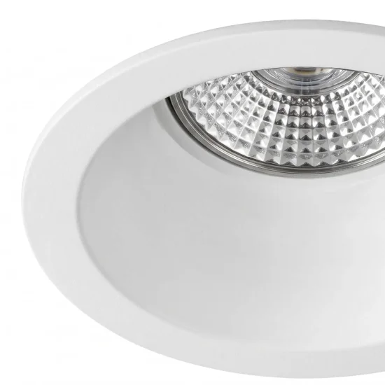 FARETTO DA INCASSO FISSO Ø9CM IN ALLUMINIO BIANCO GU10 2