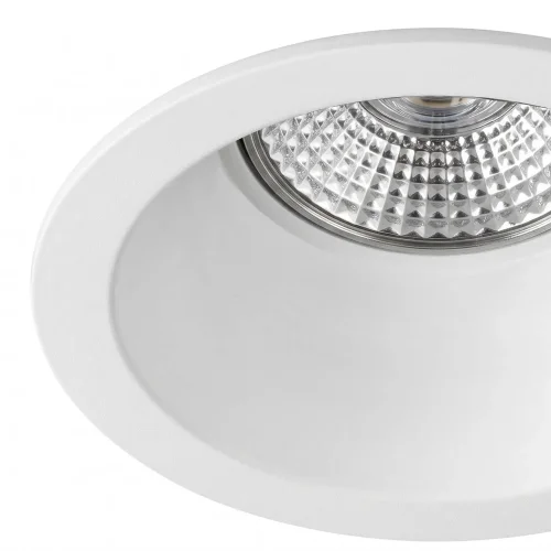 FARETTO DA INCASSO FISSO Ø9CM IN ALLUMINIO BIANCO GU10