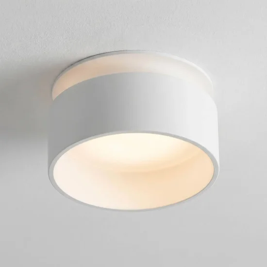 FARETTO DA INCASSO CON RETROILLUMINAZIONE Ø8 CM BIANCO IP44