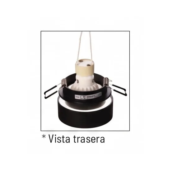 FARETTO DA INCASSO CON RETROILLUMINAZIONE Ø8CM BIANCO/ORO IP44 2
