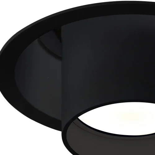 FARETTO INCASSATO ORIENTABILE NERO GU10 Ø10,5 CM