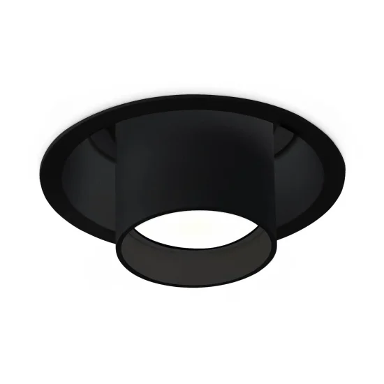 FARETTO INCASSATO ORIENTABILE NERO GU10 Ø10,5 CM