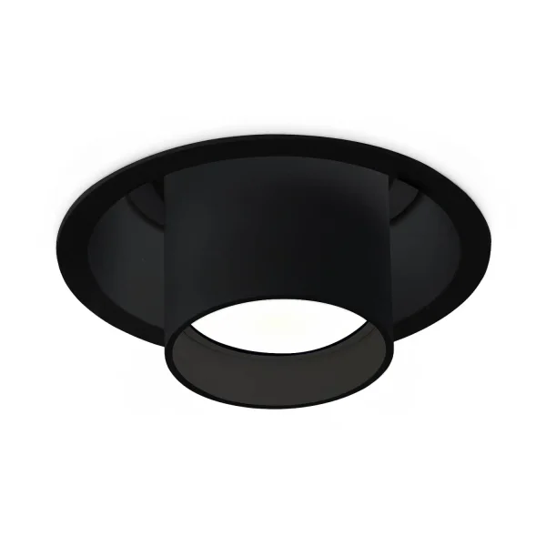 FARETTO INCASSATO ORIENTABILE NERO GU10 Ø10,5 CM