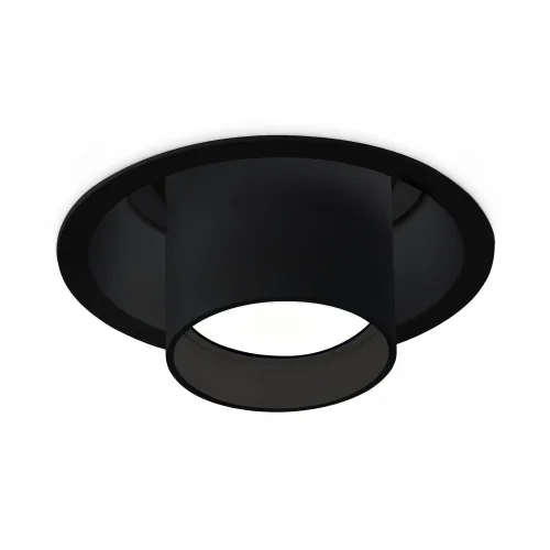 FARETTO INCASSATO ORIENTABILE NERO GU10 Ø10,5 CM