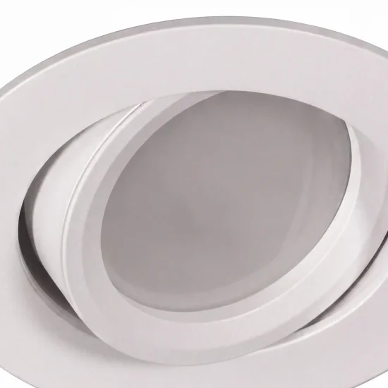 FARETTO DA INCASSO Ø8,5CM ALLUMINIO BIANCO GU10 2