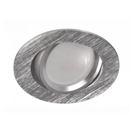 FARETTO DA INCASSO Ø8,5CM ALLUMINIO RIGATO GU10