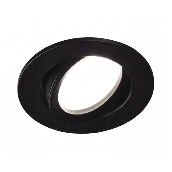 FARETTO DA INCASSO Ø8,5CM ALLUMINIO NERO GU10