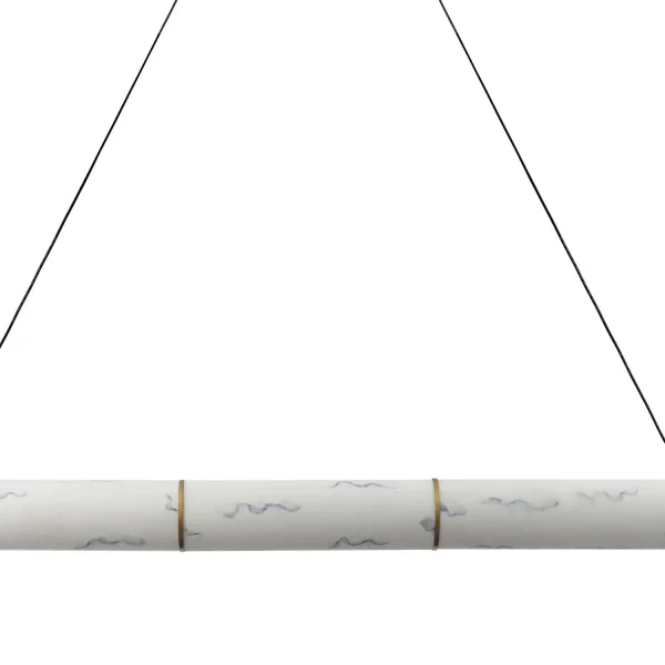LAMPADA DA SOFFITTO LED 14W REGOLABILE IN ACCIAIO DORATO E ACRILICO EFFETTO MARMO ARIADNA