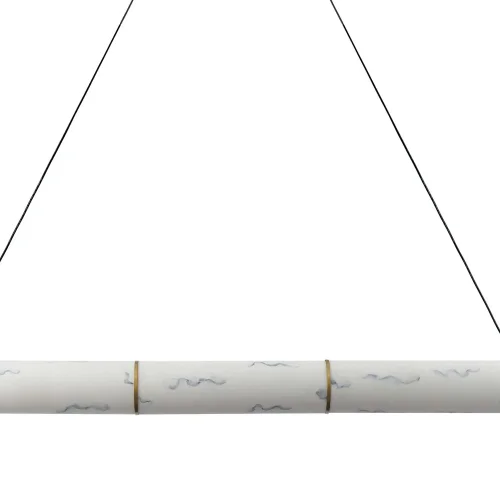 LAMPADA DA SOFFITTO LED 14W REGOLABILE IN ACCIAIO DORATO E ACRILICO EFFETTO MARMO ARIADNA
