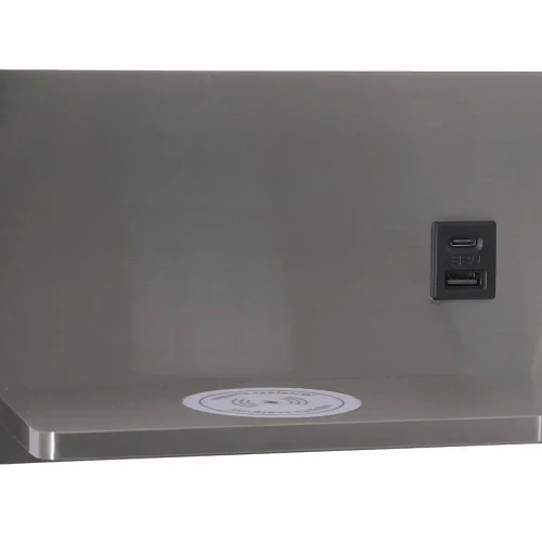 APPLIQUE LED 8W REGOLABILE TATTILE NICHEL ORIENTAMENTO DESTRO