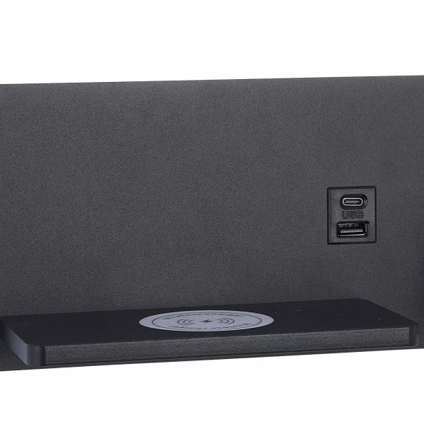 APPLIQUE LED 8W REGOLABILE TATTILE NERA ORIENTAMENTO DESTRO