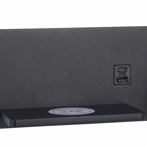 APPLIQUE LED 8W REGOLABILE TATTILE NERA ORIENTAMENTO DESTRO