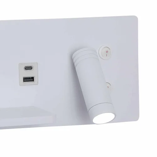 APPLIQUE LED 8W REGOLABILE TATTILE BIANCA ORIENTAMENTO DESTRO