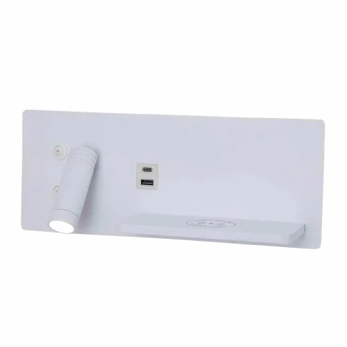 APPLIQUE LED 8W REGOLABILE TATTILE BIANCA ORIENTAMENTO SINISTRO