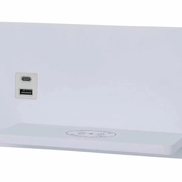 APPLIQUE LED 8W REGOLABILE TATTILE BIANCA ORIENTAMENTO SINISTRO