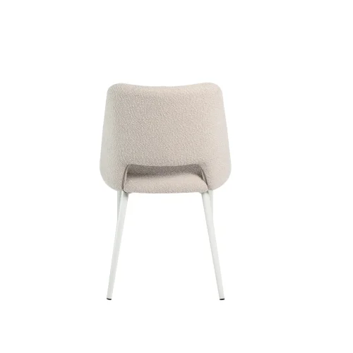 SEDIA IMBOTTITA COLOR SABBIA CON 4 GAMBE BEIGE EBONY