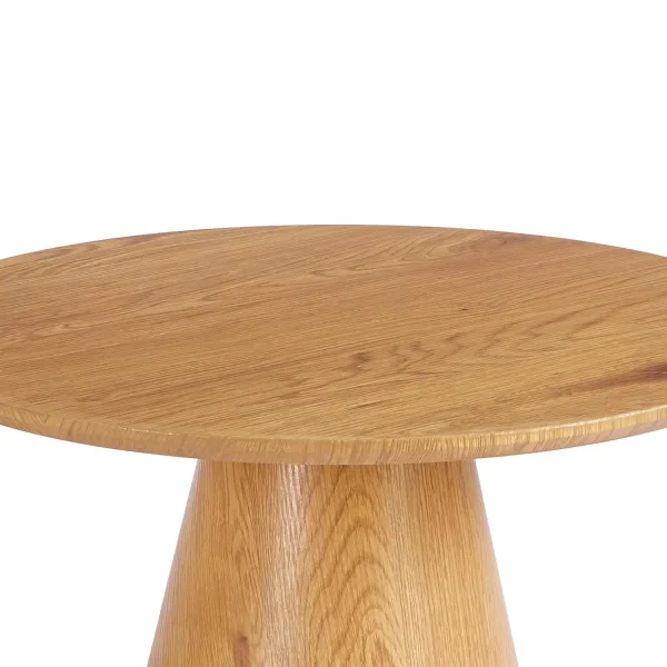 TAVOLO DA PRANZO ROTONDO IN LEGNO Ø100 CM KANADE