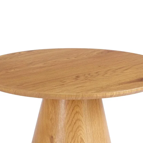 TAVOLO DA PRANZO ROTONDO IN LEGNO Ø100 CM KANADE