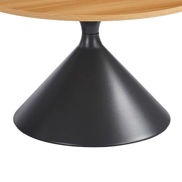 SET DI 2 TAVOLINI D'APPOGGIO DUNA NATURALE/NERO