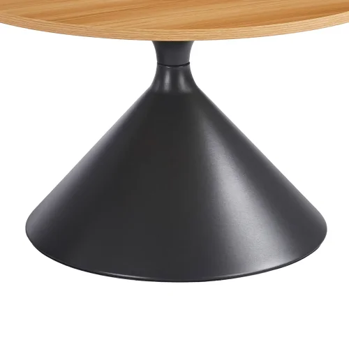 SET DI 2 TAVOLINI D'APPOGGIO DUNA NATURALE/NERO