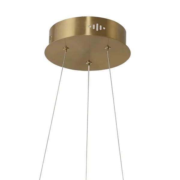 LAMPADA A SOSPENSIONE LED VALLE 37W 4000K INTENSITÀ REGOLABILE ORO