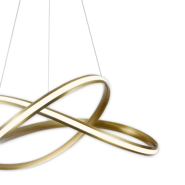 LAMPADA A SOSPENSIONE LED VALLE 48W 4000K INTENSITÀ REGOLABILE ORO