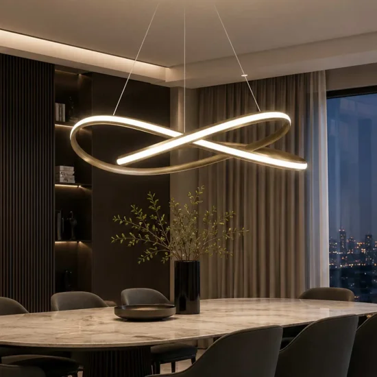 Lampada da soffitto a LED Valle 48W 4000K Regolabile Dorata | Lúzete