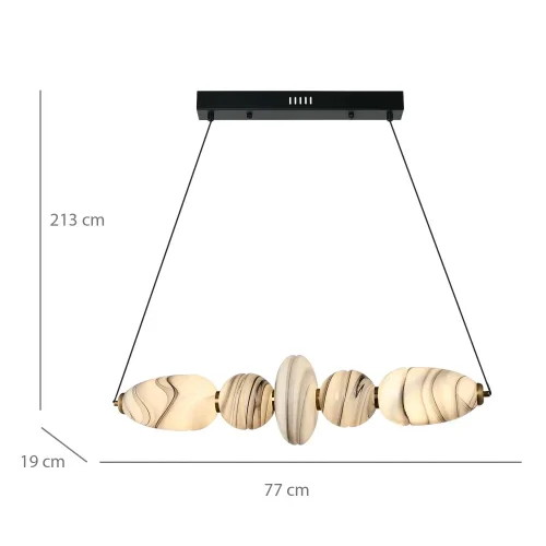 LAMPADA DA SOFFITTO LED 22W CCT EFFETTO MARMO TOSCANA
