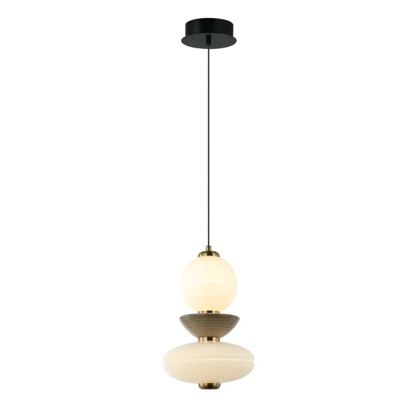 LAMPADA DA SOFFITTO LED 10W CCT CERAMICA/VETRO HATHOR