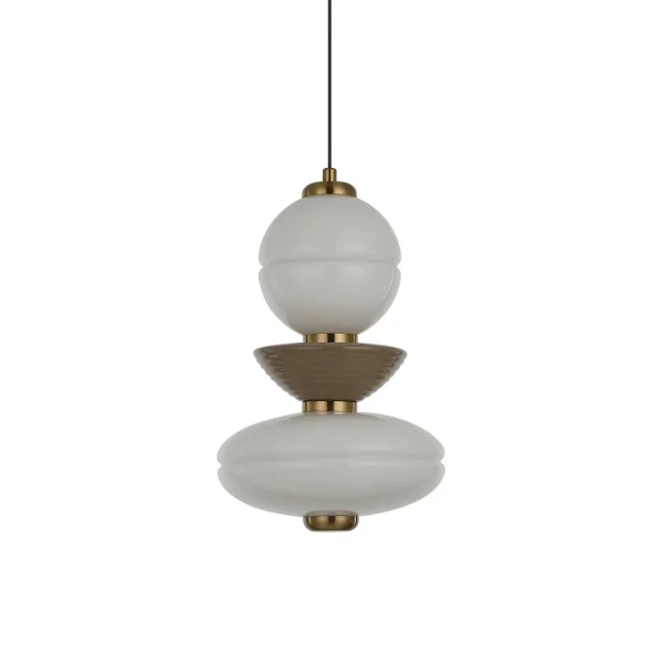 LAMPADA DA SOFFITTO LED 10W CCT CERAMICA/VETRO HATHOR