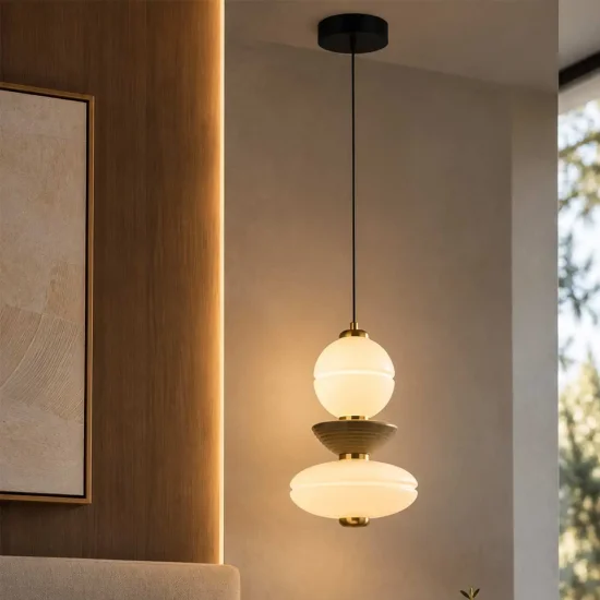 LAMPADA DA SOFFITTO LED 10W CCT CERAMICA/VETRO HATHOR
