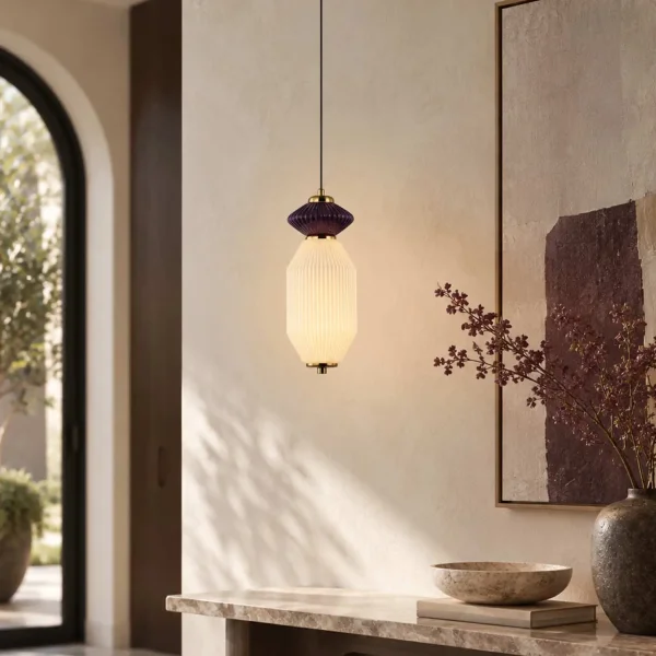 LAMPADA DA SOFFITTO LED 10W CCT CERAMICA/VETRO KIYA